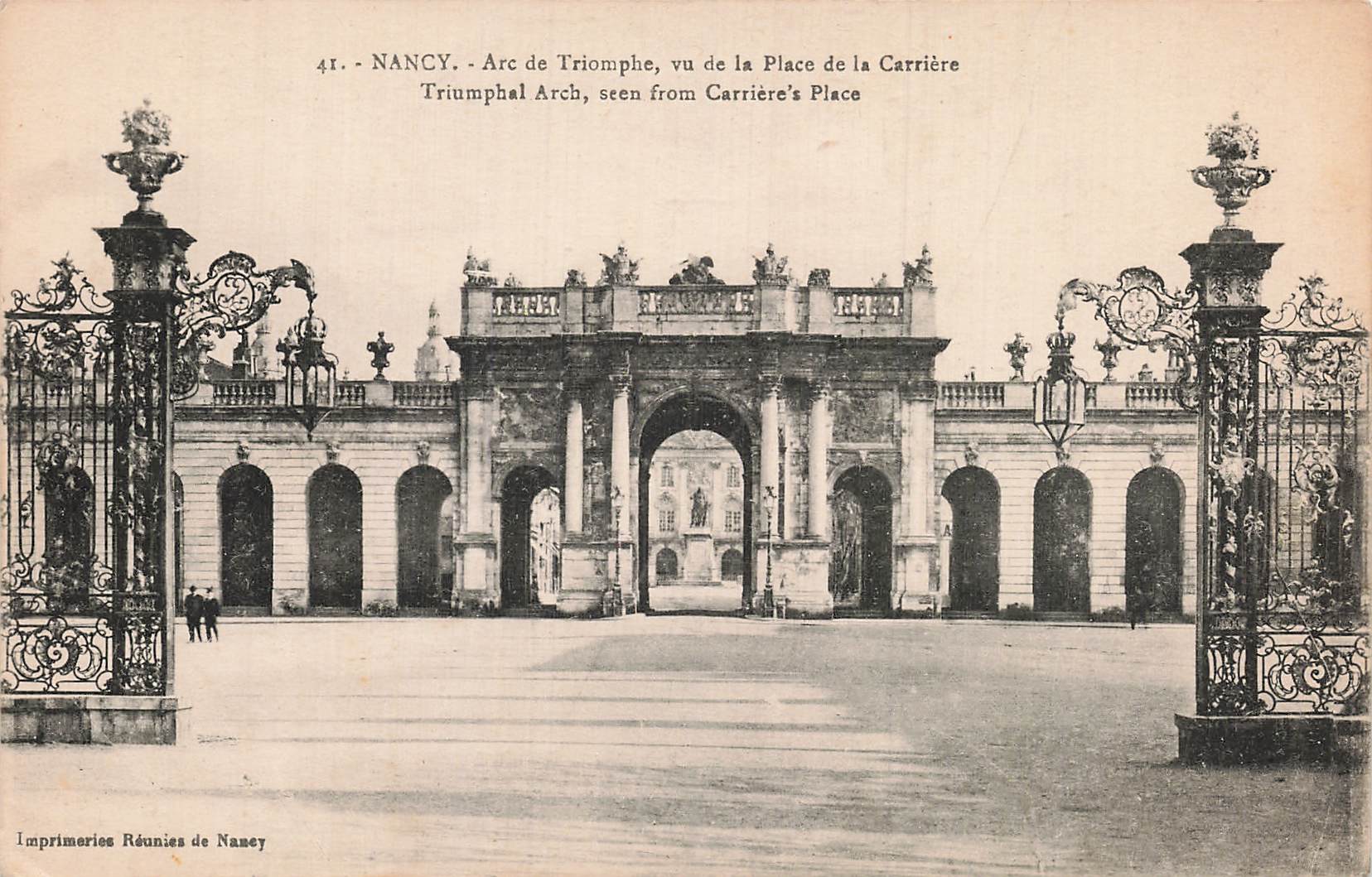 Nancy Arc De Triomphe Seen From The Place De La Carriere Ebay